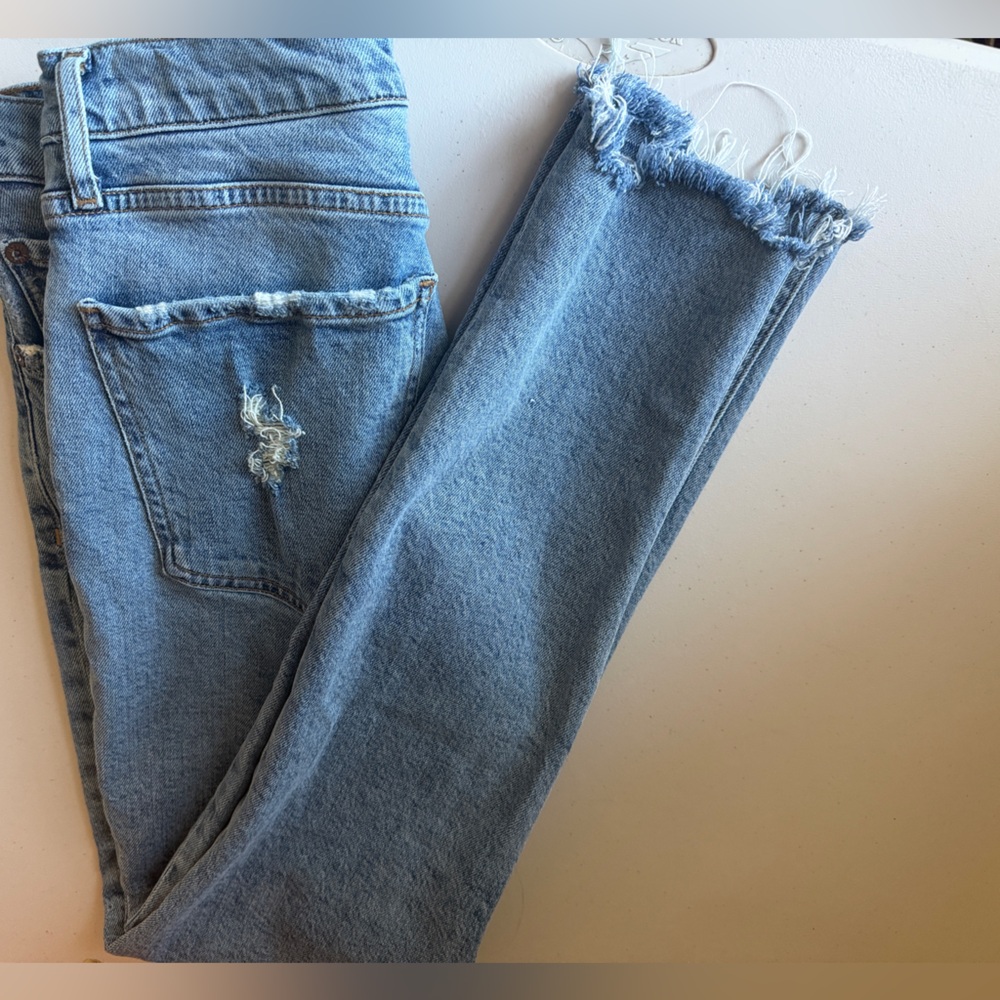 Agolde Light Blue Ankle Jeans - Picture 11 of 12